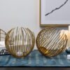 Metal Candle Holder | Iron Geometric Candle Stand For Home Decor - Image 3