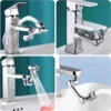 1080°Rotatable Faucet Aerator Bathroom Washbasin Tap Splash Filter Kitchen Faucet Extend Faucet Water Saving Bubbler Nozzle - Image 5