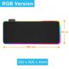 RGB Gaming Mouse Pad With RGB Lights - Image 3
