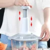 1.5L Multi-function Manual Vegetable Grinder Press Type Household Garlic Meat Cutter Grinder - Image 6