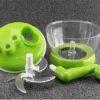 Multi Function Mini Hand Crank Food Processor 3 Blades Manual Food Processor Household Meat Grinder Vegetable - Image 4