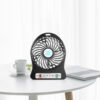 Portable Mini USB Fan Rechargeable Battery | 3-Level Speed Adjustable Electric Cooling Desktop Fan (Random Colors) - Image 6