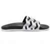 Men Black & White Adilette CF+ Link GR Printed Sliders - Image 3