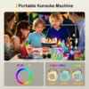 Mini Portable Karaoke Bluetooth Speaker with 2  Mike Audio Integrated Microphone Home Karaoke Wireless Bluetooth Speaker(Random Color) - Image 4