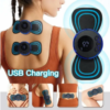 EMS Mini Electronic Pulse Massager for Muscle Stiffness Soreness and Stress Mini butterfly Massage Pad (Without Box)