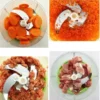 Multi Function Mini Hand Crank Food Processor 3 Blades Manual Food Processor Household Meat Grinder Vegetable - Image 2