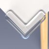 4PCS Set Child Protection Angle Corner Protector Baby Safety Corner Protector- silicone table protector cover with sticker - Image 3
