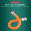 360° Flexible Silicone Hose/Tube Extension Water Pipe | Water Faucet Tap Extender Bendable Faucet Extension For Kitchen And Bathroom Sink, With Anti-splash Feature - Image 6