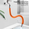 360° Flexible Silicone Hose/Tube Extension Water Pipe | Water Faucet Tap Extender Bendable Faucet Extension For Kitchen And Bathroom Sink, With Anti-splash Feature - Image 7