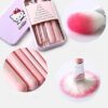 hello Kitty Set of 7 Pieces Complete Makeup Mini Brush Kit with a Storage  Box - Image 18