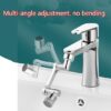 1080°Rotatable Faucet Aerator Bathroom Washbasin Tap Splash Filter Kitchen Faucet Extend Faucet Water Saving Bubbler Nozzle - Image 3
