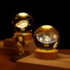 3D Solar System Crystal Ball Night Light | Crystal Ball Night Light with Wooden Base, Clear Glass Ball Light,  Galaxy Crystal Ball Nightlight, As a Birthday Gift for Teens Boys and Girls (Random Designs) - Image 7