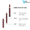 5 in 1 Lipstick Pen Huda Beauty Different Shades (Random Color Shades) - Image 11