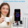 Keychain power bank | Keychain Portable Charger, Mini Power Emergency Pod Key Ring Cell Phone Charger, Ultra-Compact External Fast Charging Power Bank (Black) - Image 4