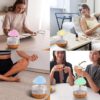 Rain Cloud Humidifier Water Drops with Adjustable LED Lights | Aromatherapy Essential Oil Diffuser with Calming Colorful Night Lights Bedroom Home - Image 9