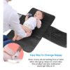 Baby Diaper Changing Mat 2 Pockets For Wipes And Diapers Waterproof Foldable Washable Sheet Portable Diaper Changing Pad - Image 5