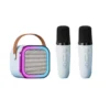 Mini Portable Karaoke Bluetooth Speaker with 2  Mike Audio Integrated Microphone Home Karaoke Wireless Bluetooth Speaker(Random Color) - Image 7