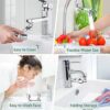 1080°Rotatable Faucet Aerator Bathroom Washbasin Tap Splash Filter Kitchen Faucet Extend Faucet Water Saving Bubbler Nozzle - Image 2