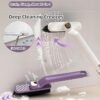Multi-Function Rotating Crevice Cleaning Brush,360 Degree No Dead Corners Household Hard Bristle Crevice Gap Cleaning Tool for Door Window Track Groove Rail Kitchen Bathroom (Random color) - Image 3