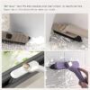 Multi-Function Rotating Crevice Cleaning Brush,360 Degree No Dead Corners Household Hard Bristle Crevice Gap Cleaning Tool for Door Window Track Groove Rail Kitchen Bathroom (Random color) - Image 7