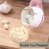 Mini Chopper Powerful Meat Grinder Hand-power Food Chopper Mincer Mixer Blender Chop Meat Fruit Vegetable Nuts Shredder - Image 4
