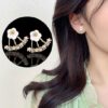 Daisy Back Hanging Stud Earrings | Flower Earrings Earrings Fresh Earrings Girls Earrings Jewelry For Women - Image 5