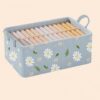 Clothe Storage Box portable Foldable Wardrobe Organizer Clothes Pants Jeans Storage Box, Household Large Capacity Storage Wardrobe (66 litr) Made In China (Random color & Design) - Image 2