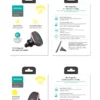 Joyroom JR-ZS05  Magic Series Magnetic Car Holder Black - Image 7