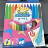 Children Pack of 12 Plastic Crayons, 12 Vibrant Crayons Colors, Caryon Pencils - Image 2