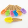 Ice Cream Bowl and Spoon Set Tableware Plastic Cartoon Egg Cone Children Fruit Sala Dessert Bowl Small Plate Kitchen Accessories (Random colors) - Image 3