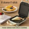 3 in 1 Electric Sandwich Toast, Waffle, Pancake, Donut, Egg , Waffle, Fish, Cake Grill Coating Making Machine for Breakfast  Horno eléctrico (Random color) - Image 12