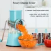 TABLE TOP DRUM GRATER VEGETABLE CUTTER (Random colors) - Image 5