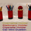 Multi Purpose Pen, Cosmetics, Stationery or Cigarette Holder  | Car Mini Dust Bin + Storage Box - Image 4