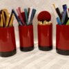 Multi Purpose Pen, Cosmetics, Stationery or Cigarette Holder  | Car Mini Dust Bin + Storage Box - Image 2