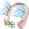 Portable Neck fan air Cooler & Purifier... Adjustable 3 speed and Rechargeable (random color ) - Image 2
