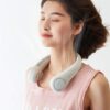 Portable Neck fan air Cooler & Purifier... Adjustable 3 speed and Rechargeable (random color )