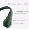 Portable Neck fan air Cooler & Purifier... Adjustable 3 speed and Rechargeable (random color ) - Image 8