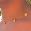 Butterfly Necklace | Gold Plated | Dainty Chain | Layering | Choker Necklace for Girls - Image 6