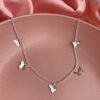 Butterfly Necklace | Gold Plated | Dainty Chain | Layering | Choker Necklace for Girls - Image 8