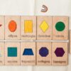 Wooden Drawing Stencils 12 Pieces Set - Image 3