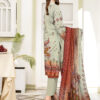 Nisha Designer  Lawn | Unstitched Collection 3 PIECES Party Wear| Summer 24 - Image 3