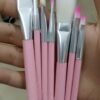 hello Kitty Set of 7 Pieces Complete Makeup Mini Brush Kit with a Storage  Box - Image 3