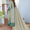 Nisha Designer  Lawn | Unstitched Collection 3 PIECES Party Wear| Summer 24 - Image 3