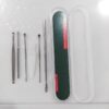 Ear Wax Removal Kit, 6-in-1 Ear Pick Tools Curette Cleaner Reusable Ear Cleaner, Stainless Steel Ear Wax Remover with Storage Case, Silver - Image 3