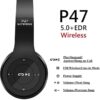 Original p47 Headphones Wireless Earbuds Invincible Ultra Small Bluetooth headset For Gaming (random color) - Image 3