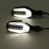 2Pcs Motorbike Universal LED Indicator With  DRL And Yellow Parking Light For all bikes (Random Color) - Image 6