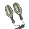 2Pcs Motorbike Universal LED Indicator With  DRL And Yellow Parking Light For all bikes (Random Color) - Image 2