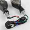 2Pcs Motorbike Universal LED Indicator With  DRL And Yellow Parking Light For all bikes (Random Color) - Image 3