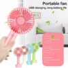 Handheld Mini Fan USB portable Rechargeable Fan (Random colors) - Image 10