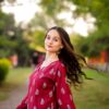 2 Pcs Women’s Stitched Star print  linen  casual wear for girls - Image 8